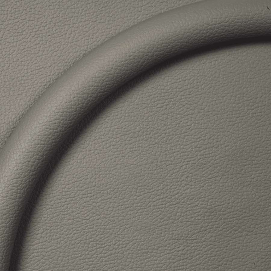 Billet Specialties Steering Wheel Half Wrap - Leather - Light Gray 14 in. Diameter