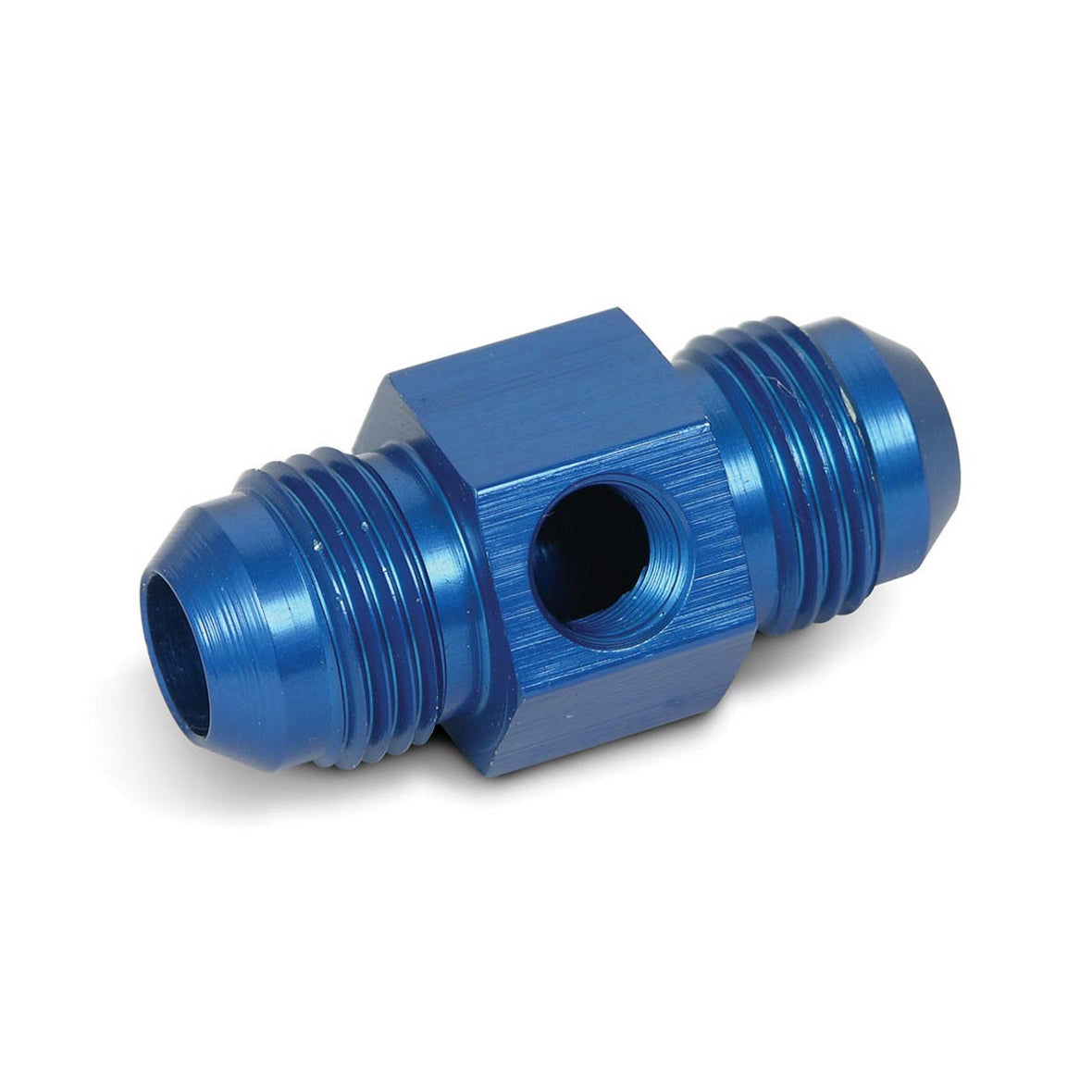 Earl's Pressure Gauge Adapter -08 AN Male to -08 AN Male w/ 1/8" NPT In Hex