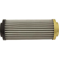 Peterson 400 Series Stainless Steel Element w/ Bypass - 60 Micron - Fuel/Oil - Black