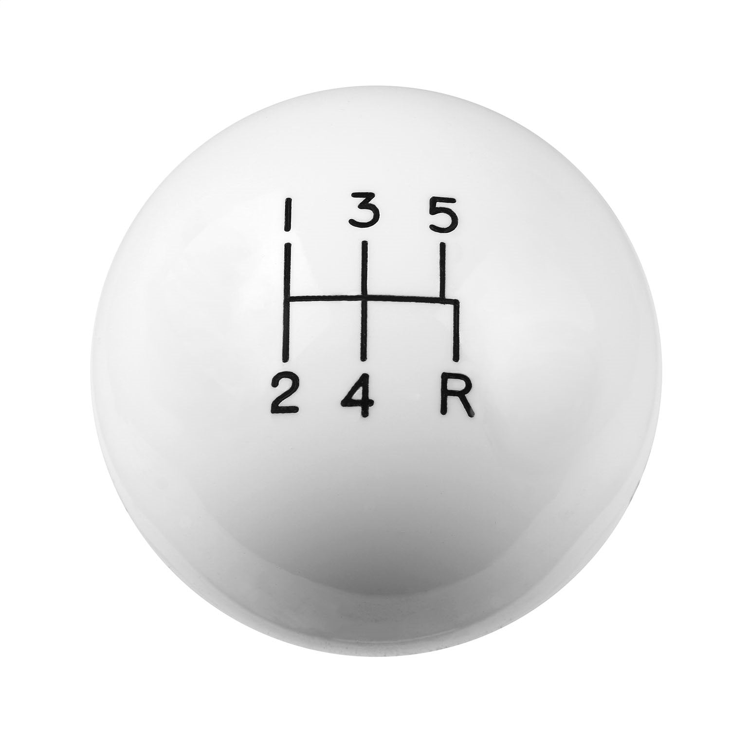 Hurst Classic 5 Speed Shift Knob - White