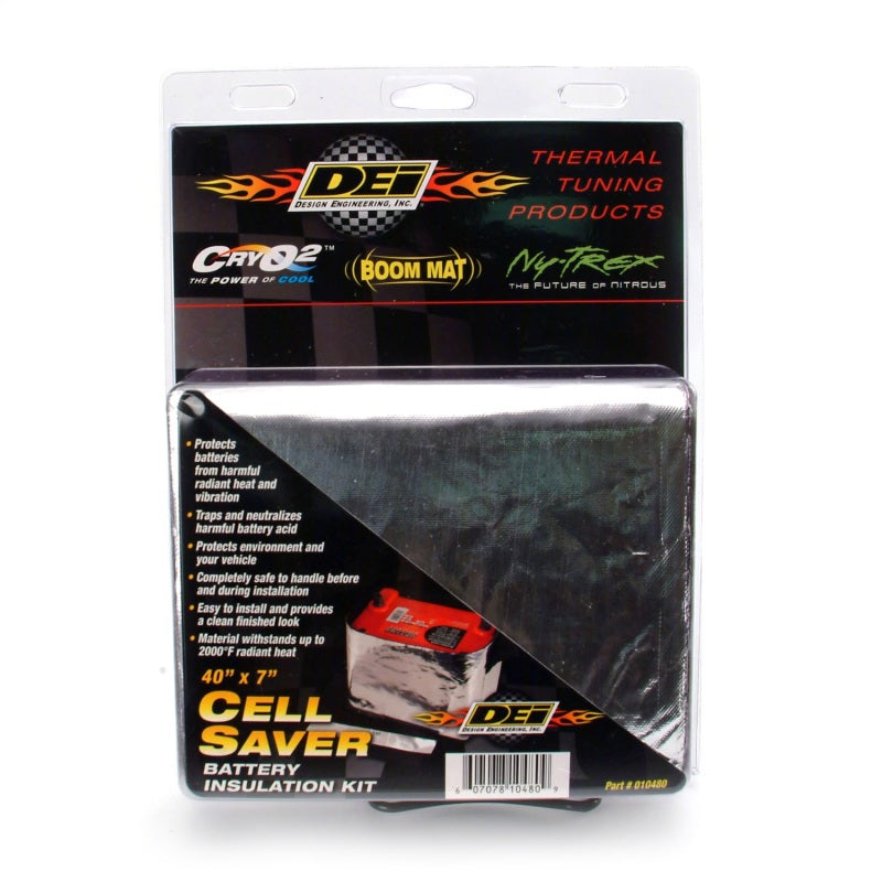 DEI Cell Saver Battery Insulation Kit - 40 x 7 in Roll - Silver