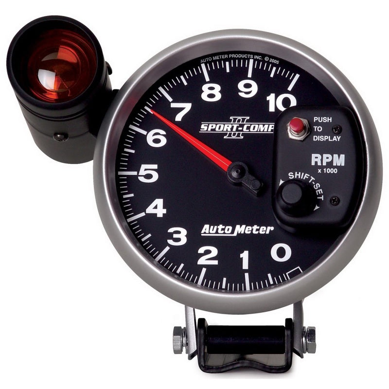 Auto Meter Sport-Comp II Shift-Lite Tachometer - 5 in.