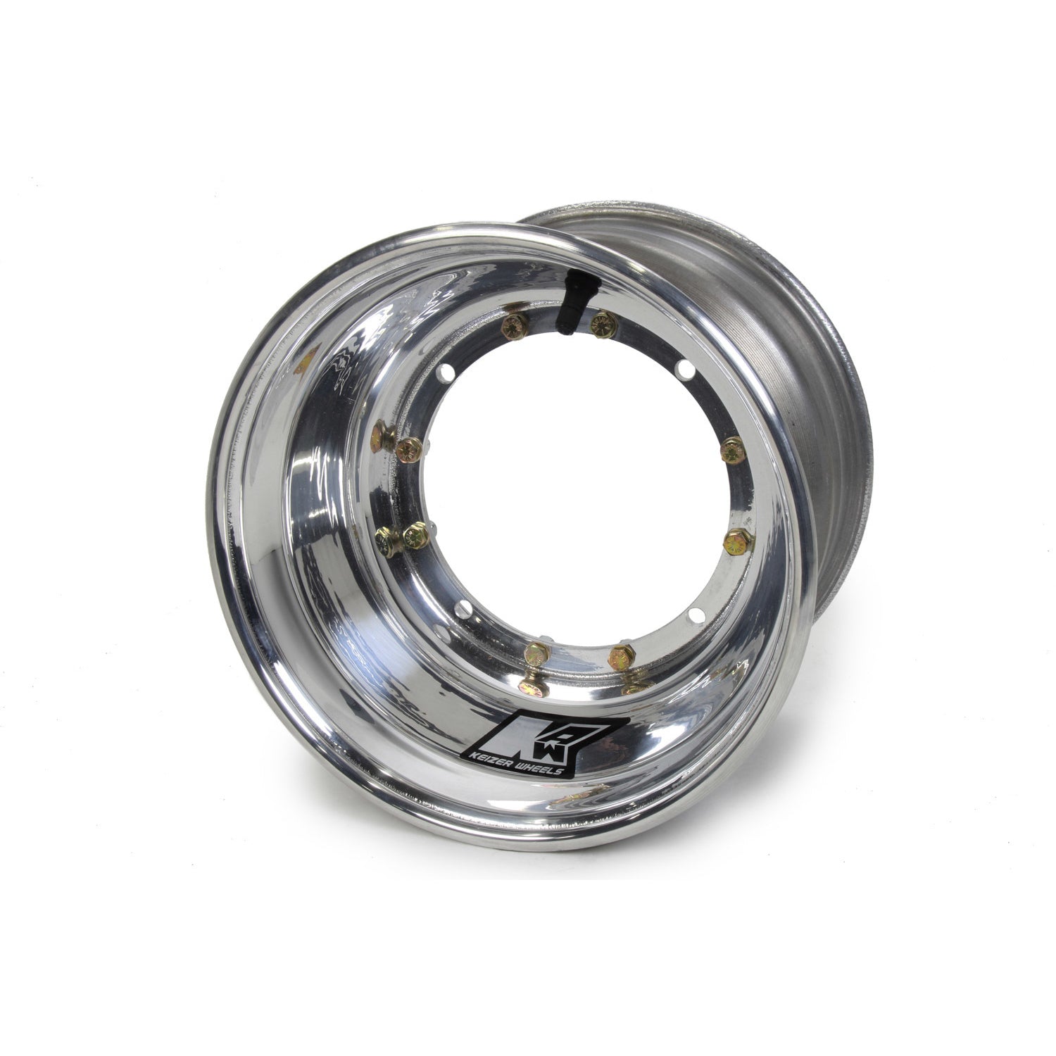 Keizer Direct Mount Wheel - 10 x 7 in - 3.000 in Backspace - Polished - Mini/Micro Sprint
