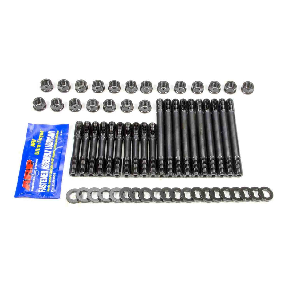ARP Cylinder Head Stud Kit - Hex Nuts - Chromoly - Black Oxide - Undercut - Small Block Ford 254-4401