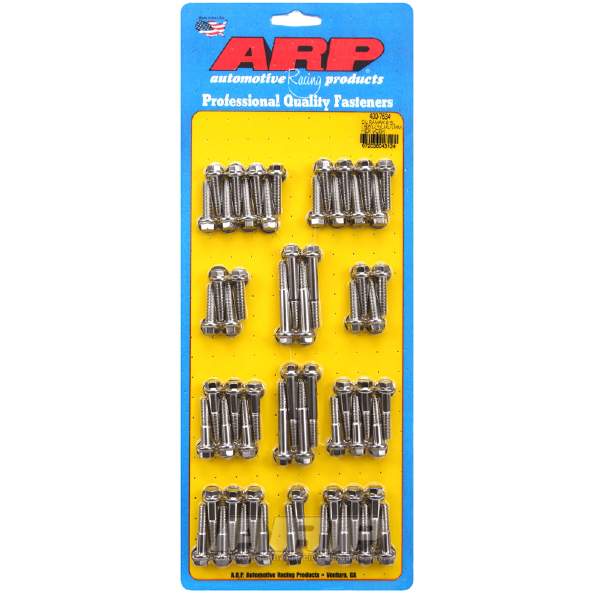 ARP Valve Cover Bolt - 1/4-20 in Thread - Hex Head - 6.6 L - GM Duramax