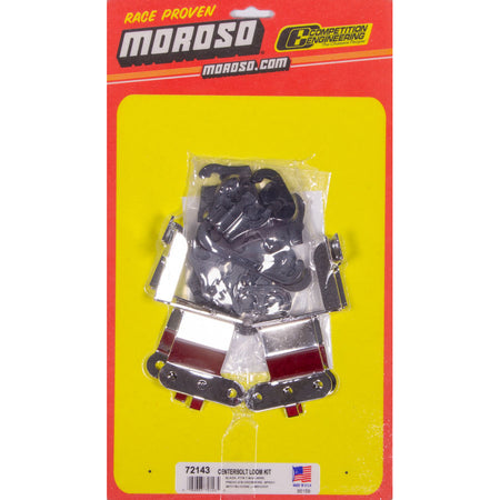 Moroso Wire Loom Kit - SB Chevy Centerbolt Loom Kit - Black - 7-8 mm