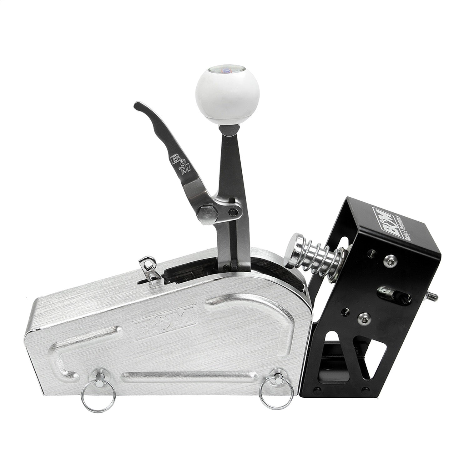 B&M Shifter Solenoid Kit - Bracket/Hardware - Black