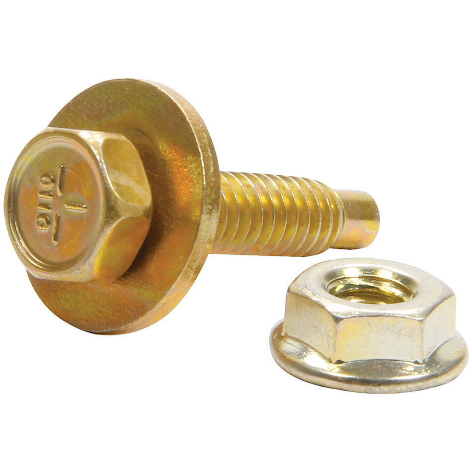 Allstar Performance Body Bolt Kit - 1-1/8" UHL - Gold Anodized Finish (50 Pack)