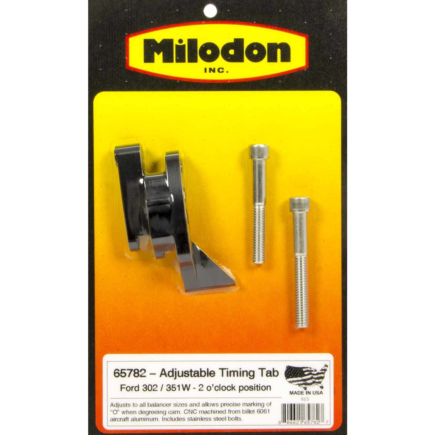 Milodon SB Ford Timing Pointer - 302-351W 2 O'Clock