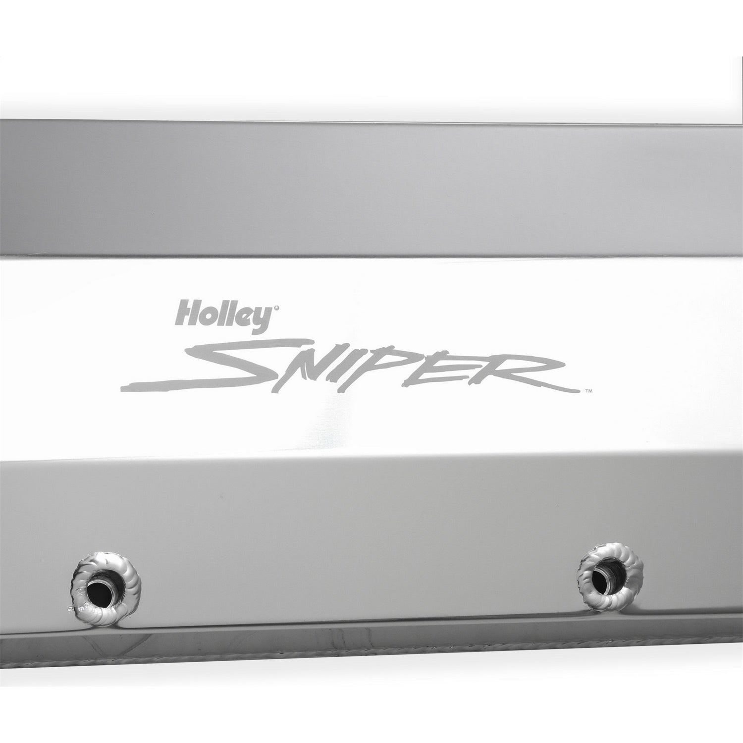 Sniper Fabricated Aluminum Valve Cover - Ford Big Block - Silver Finish