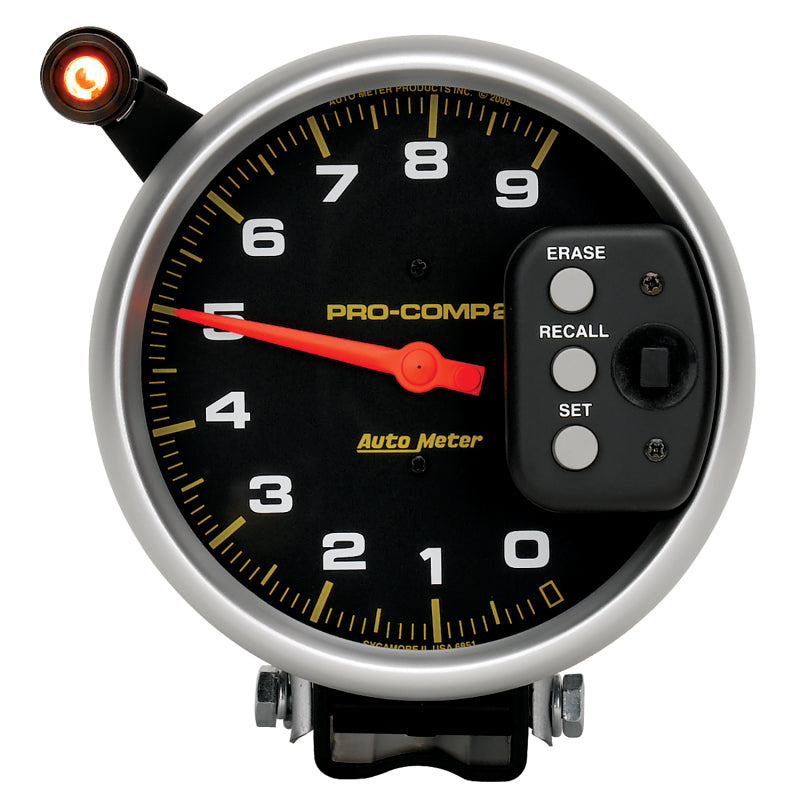 Auto Meter 9,000 RPM Pro-Comp II 5" Single Range Tachometer