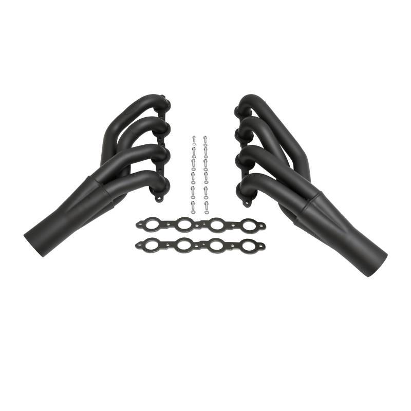 Doug's Mid Length Headers - 1-7/8 in Primary - 3 in Collector - Black - GM LS-Series - GM F-Body 1970-81 (Pair)