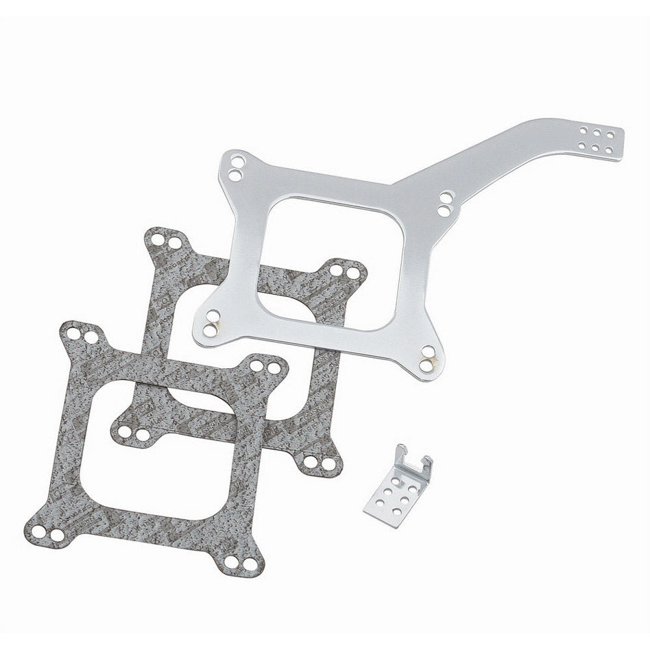 Mr. Gasket Chrome Plated Carburetor Linkage Plate - For Holley and AFB