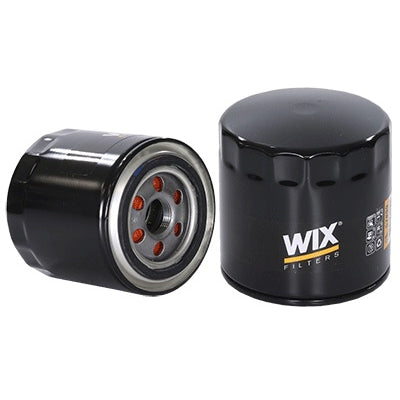 Wix Canister Oil Filter - Screw-On - 3.740 in Tall - 22 mm x 1.5 Thread - 21 Micron - Black - Mopar 2002-22