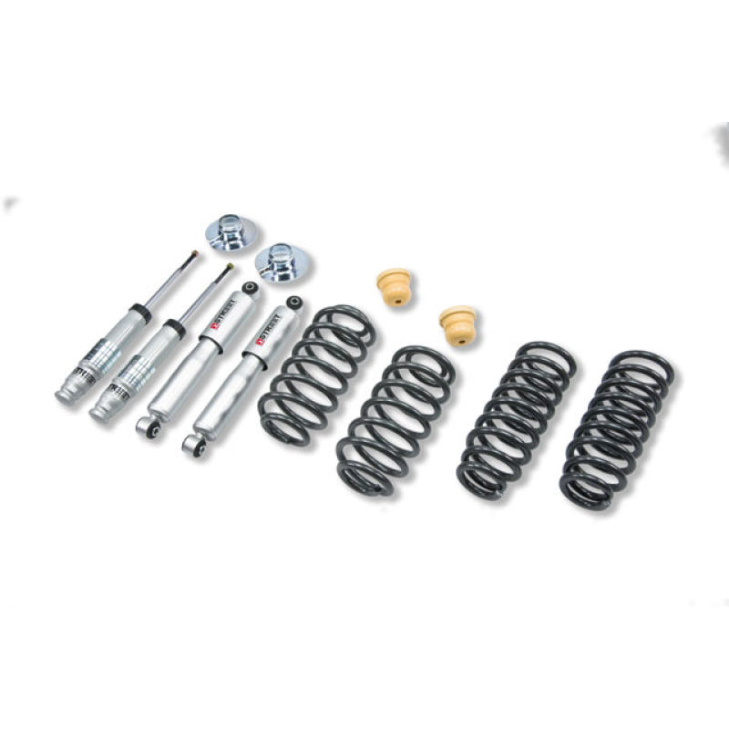 Belltech Lowering Kit - 2 in Front / 3 in Rear - Coil Springs / Shocks - GM Compact SUV 2007-14
