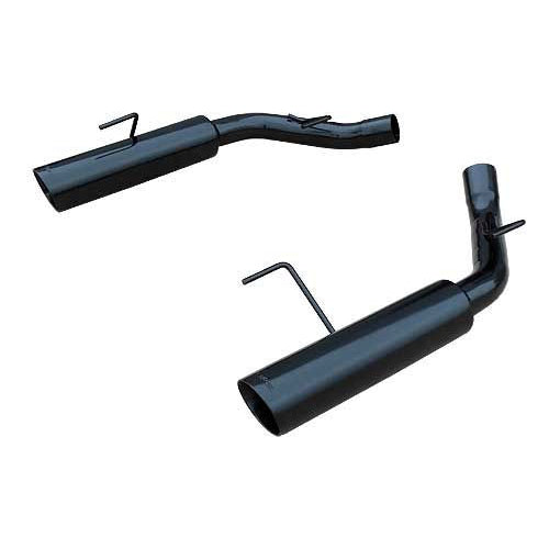 Pypes Performance Exhaust Pype Bomb Exhaust System Axle-Back 2-1/2" Diameter 4" Tips - Stainless - Ford Modular