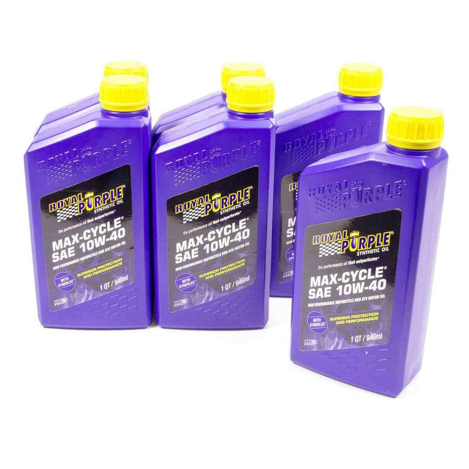 Royal Purple® Max-Cycle Motorcycle Oil - 10w40 - 1 Quart (Case of 6)