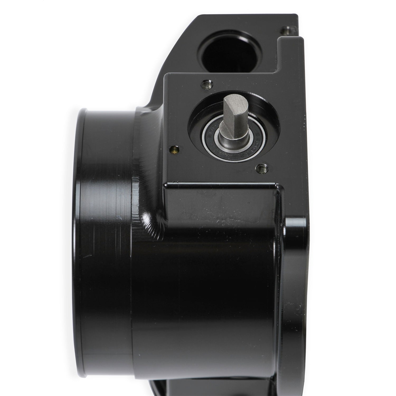 Holley Sniper EFI Throttle Body - 90 mm Single Blade - Sniper EFI Logo - Billet - Black Anodized - Ford Coyote