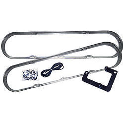 Yella Terra 0.500" Tall Valve Cover Spacer O-Ring Seal/Hardware Included Aluminum Natural - GM LS-Series
