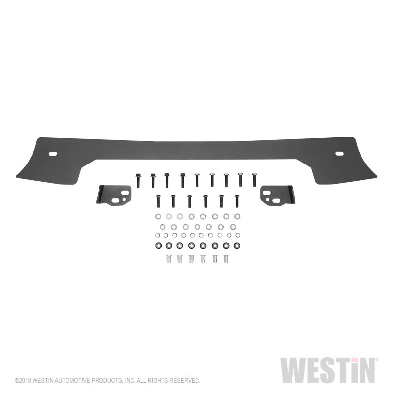 Westin WJ2 Front Bumper Skid Plate - Steel - Black Powder Coat - Jeep Wrangler JL 2018