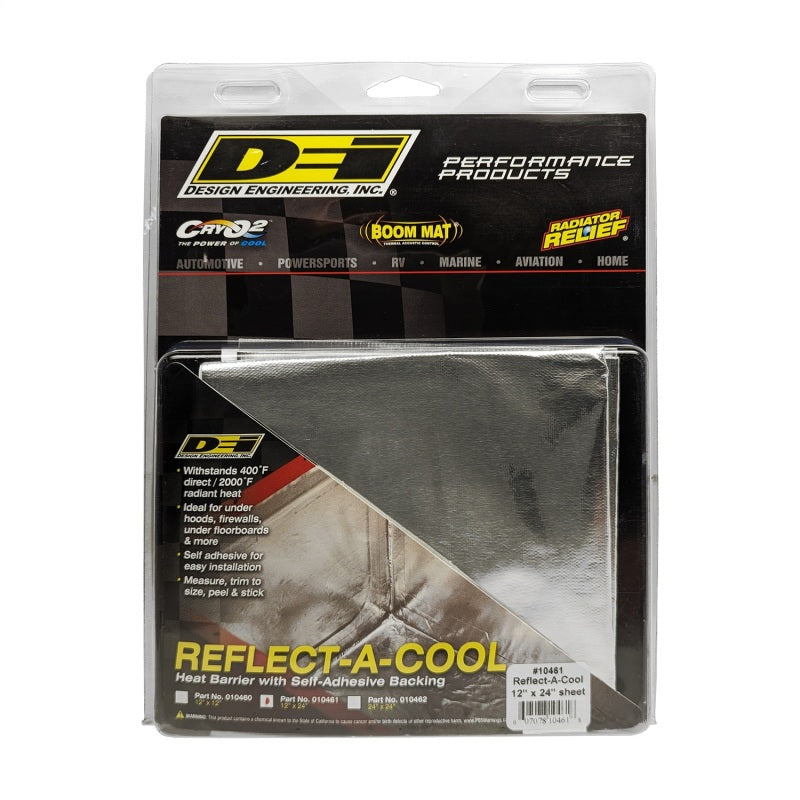 DEI Reflect-A-Cool - 12 x 24" Sheet - Silver