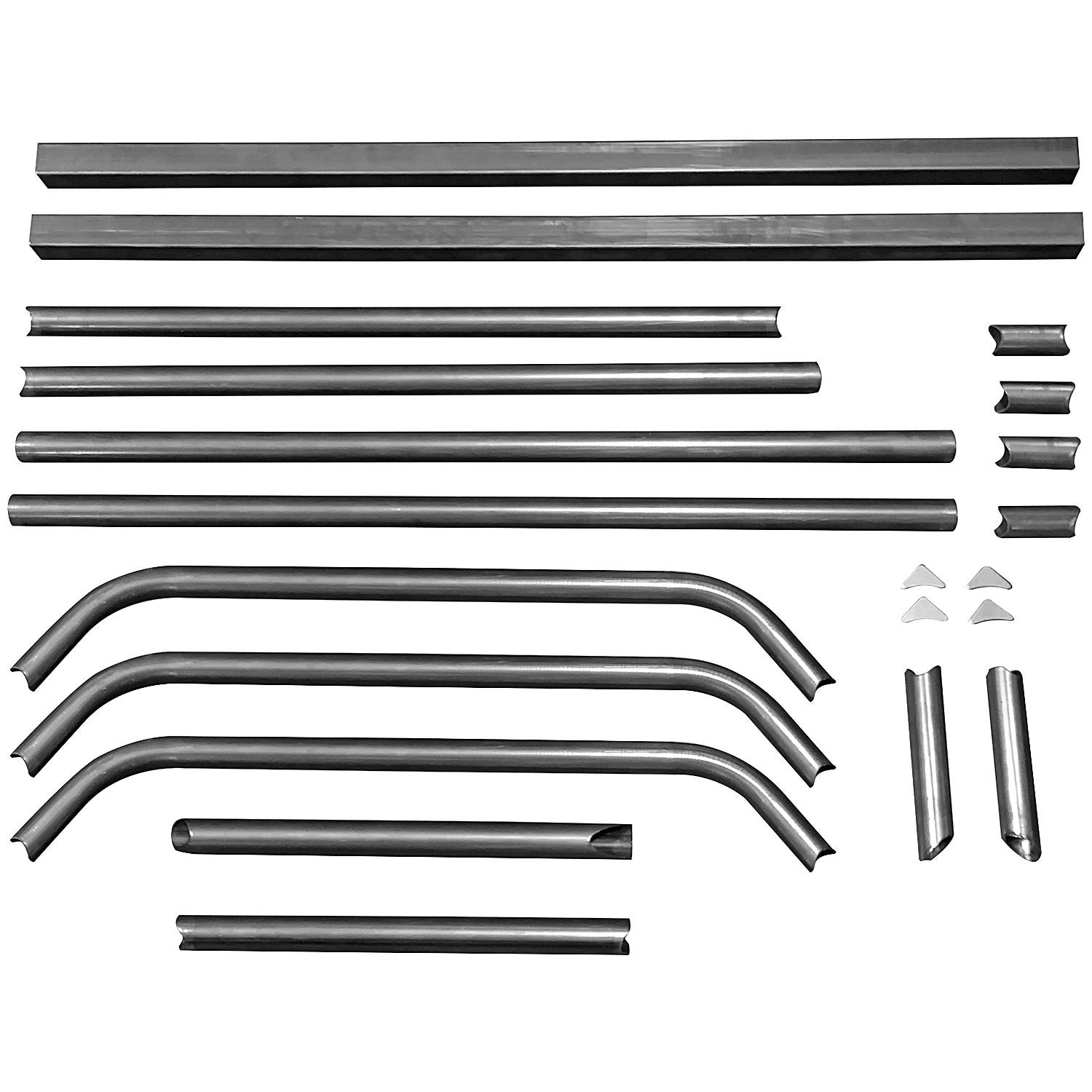 Allstar Performance Mini Enduro Roll Cage - Strut Kit - Weld-On - 1-3/4 in Diameter - 0.095 in Wall - Honda Civic