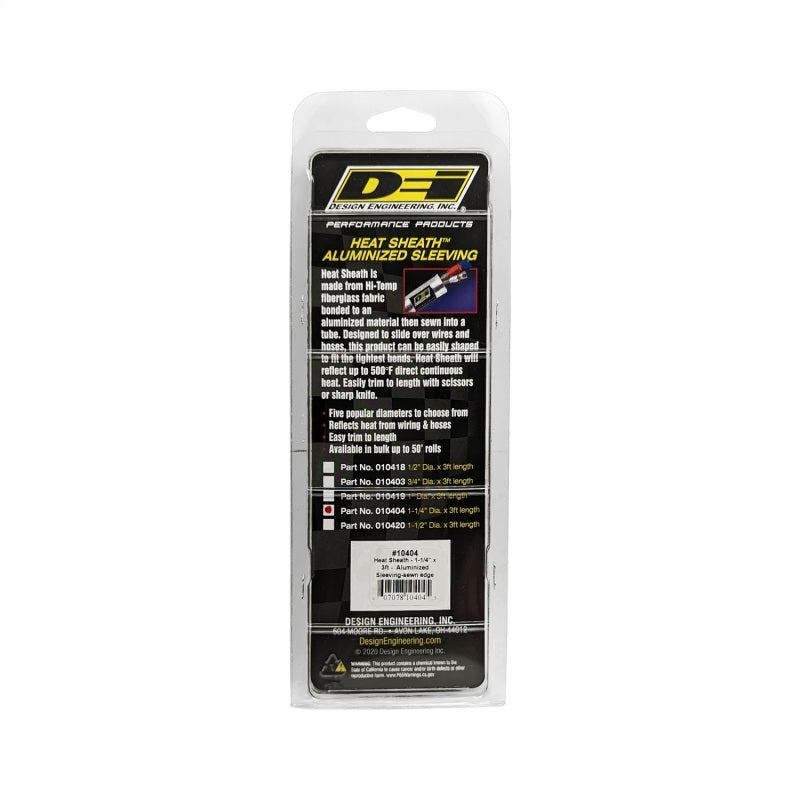 DEI Heat Sheath - 1-1/4" Diameter x 3 Ft.