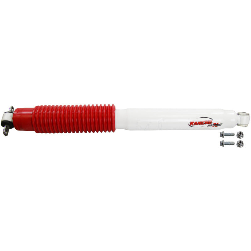 Rancho RS5000X Series Twintube Shock - 15.51 in Compressed / 25.64 in Extended - 2.25 in OD - White Paint