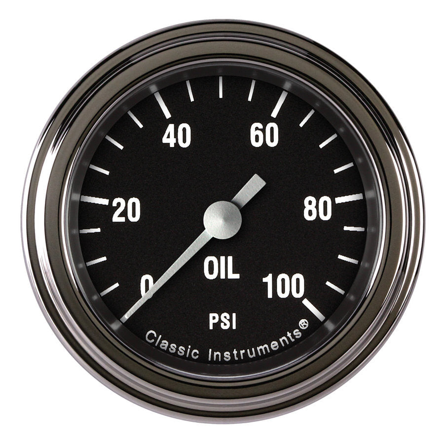 Classic Instruments Hot Rod Oil Pressure Gauge - 0-100 psi