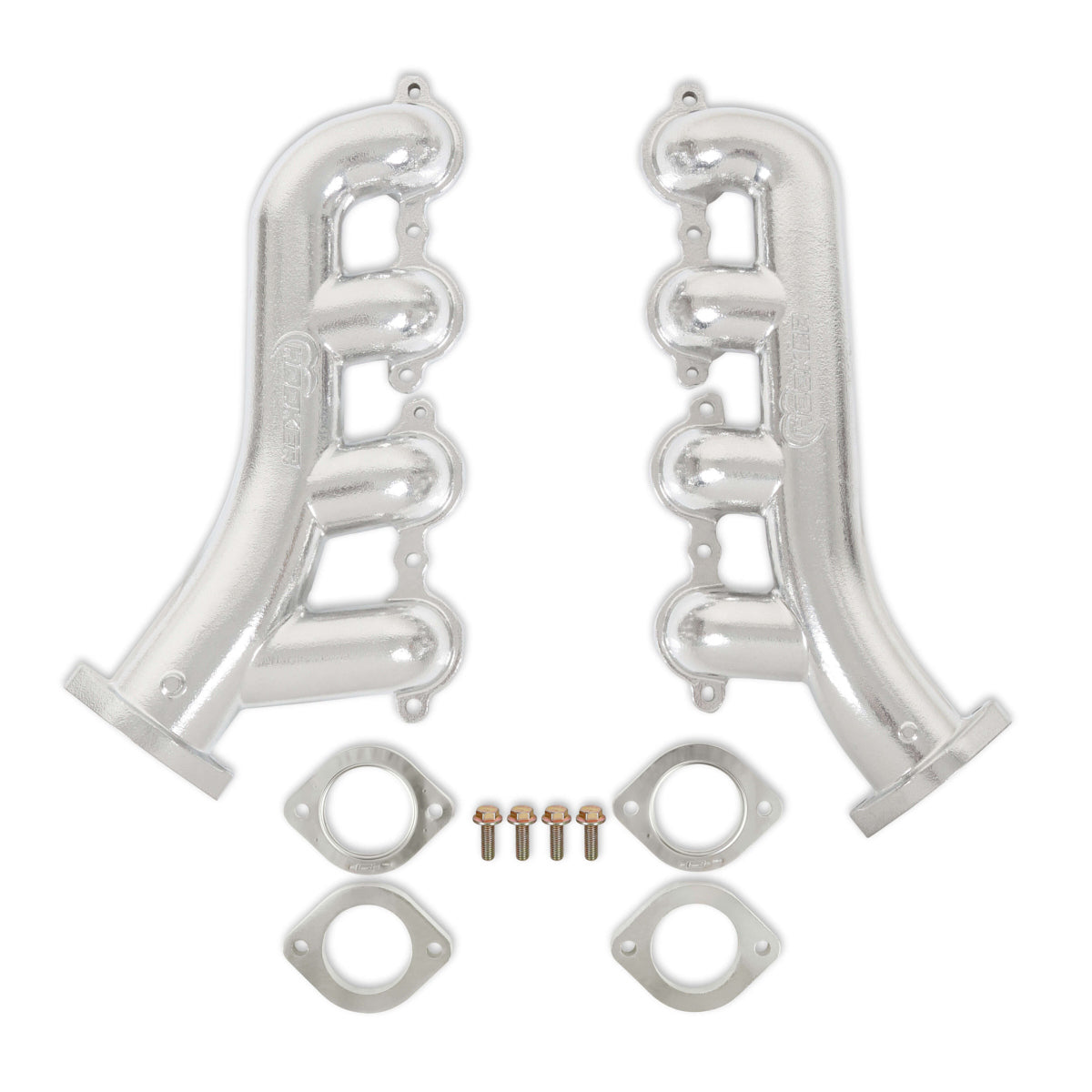 Hooker BlackHeart BlackHeart Exhaust Manifold - Silver Ceramic-Coated - GM LS-Series (Pair)
