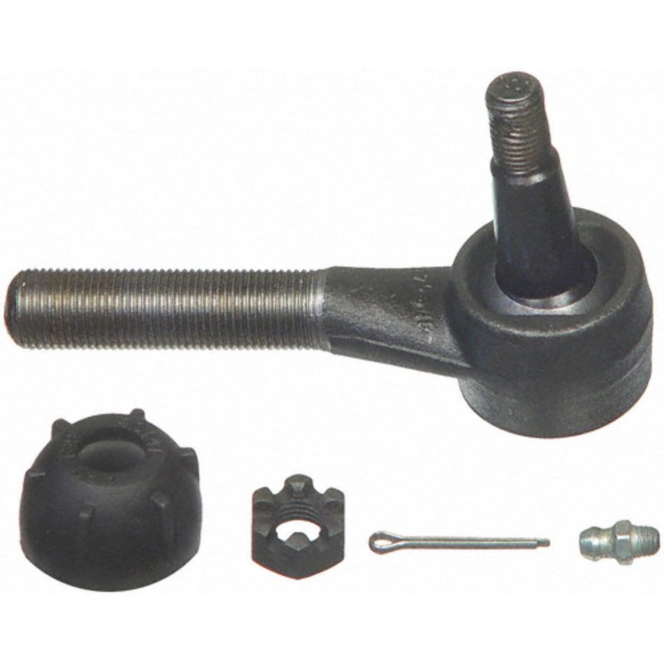 Moog Greasable OE Style Tie Rod End - 4 in Long - 5/8-18 in RH Thread - Black Oxide - GM