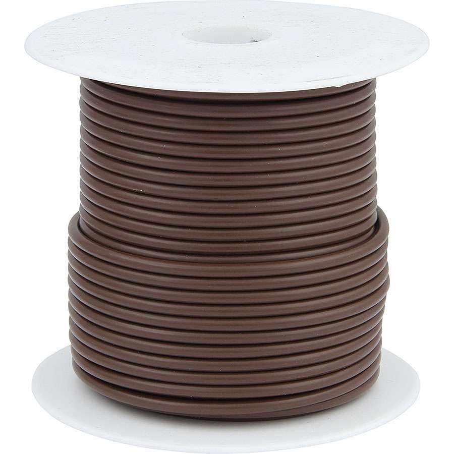 Allstar Performance Primary Wire - Brown - 100' Spool - 20AWG