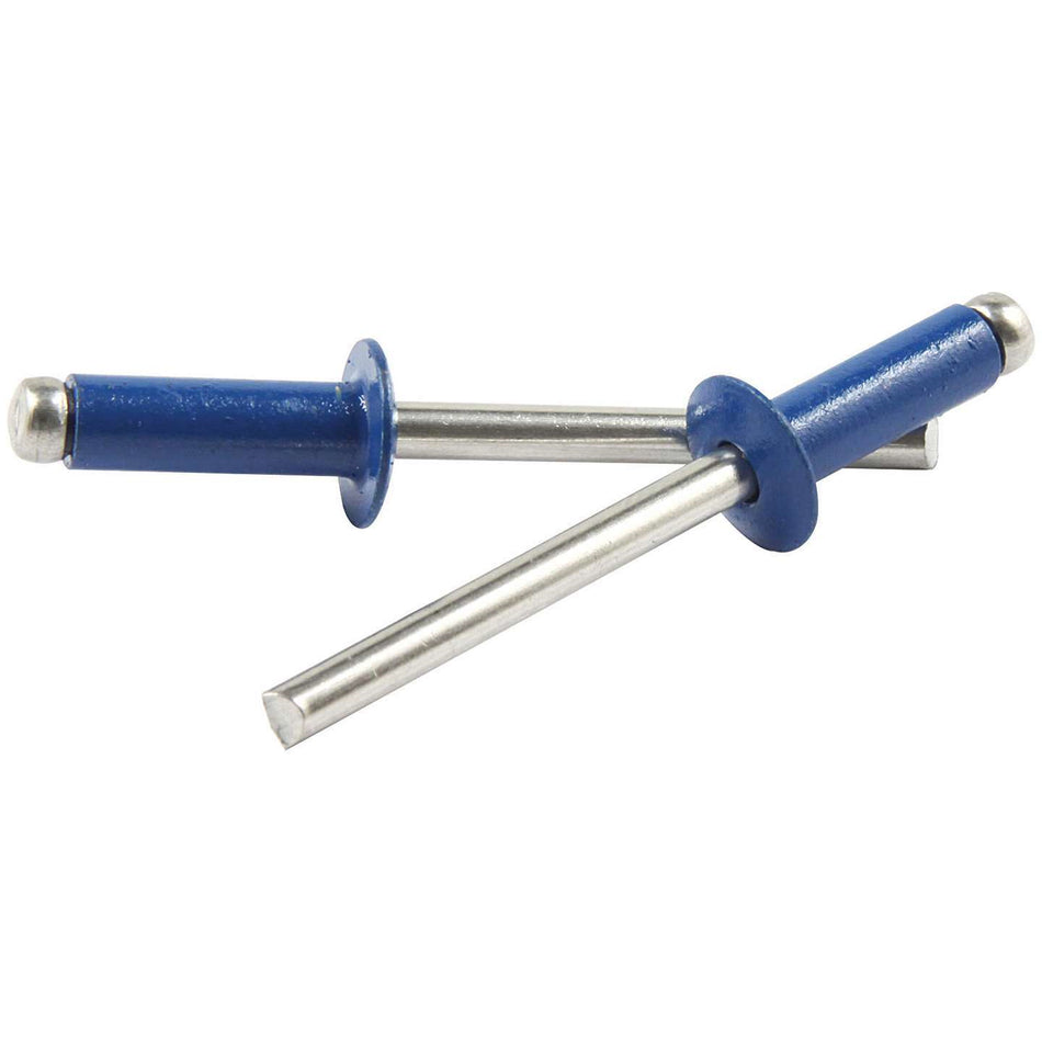 Allstar Performance 3/16" Small Head Aluminum Rivets - Chevron Blue - (250 Pack)