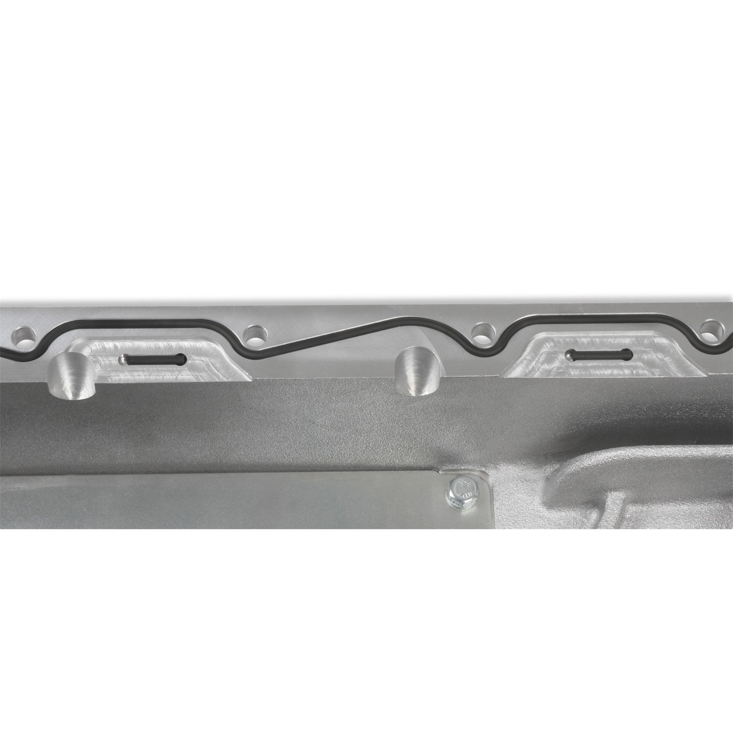Holley Retrofit OIl Pan - Mid Sump - 6 Quart - 6-2/5 in Deep - Baffle/Pickup/Tray - Mopar Gen III Hemi