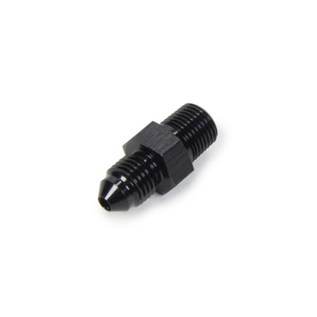 Triple X Race Co. Adapter Fitting Straight 3 AN Male to 1/8" NPT Male Aluminum - Black Anodize