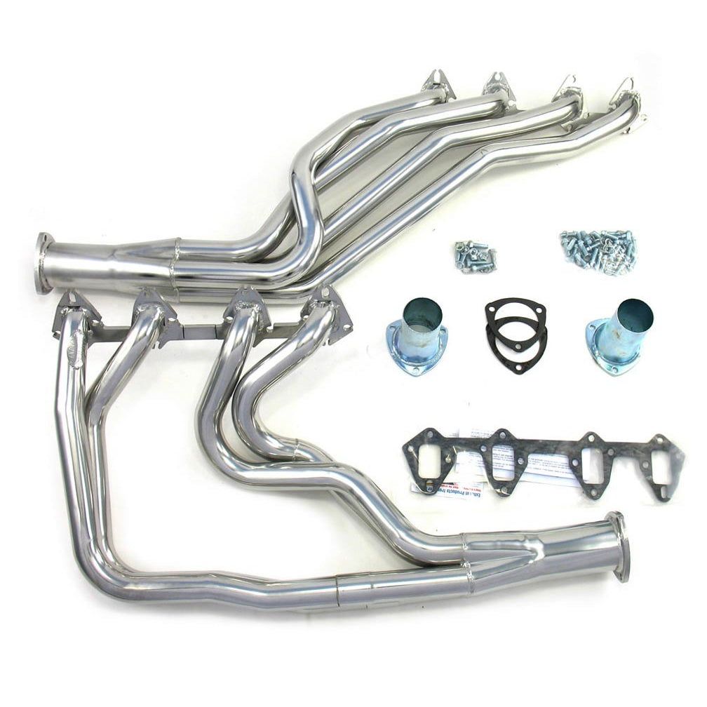 Doug's Headers Full Length Headers 1-3/4" Primary 3" Diameter Collector Steel - Ceramic
