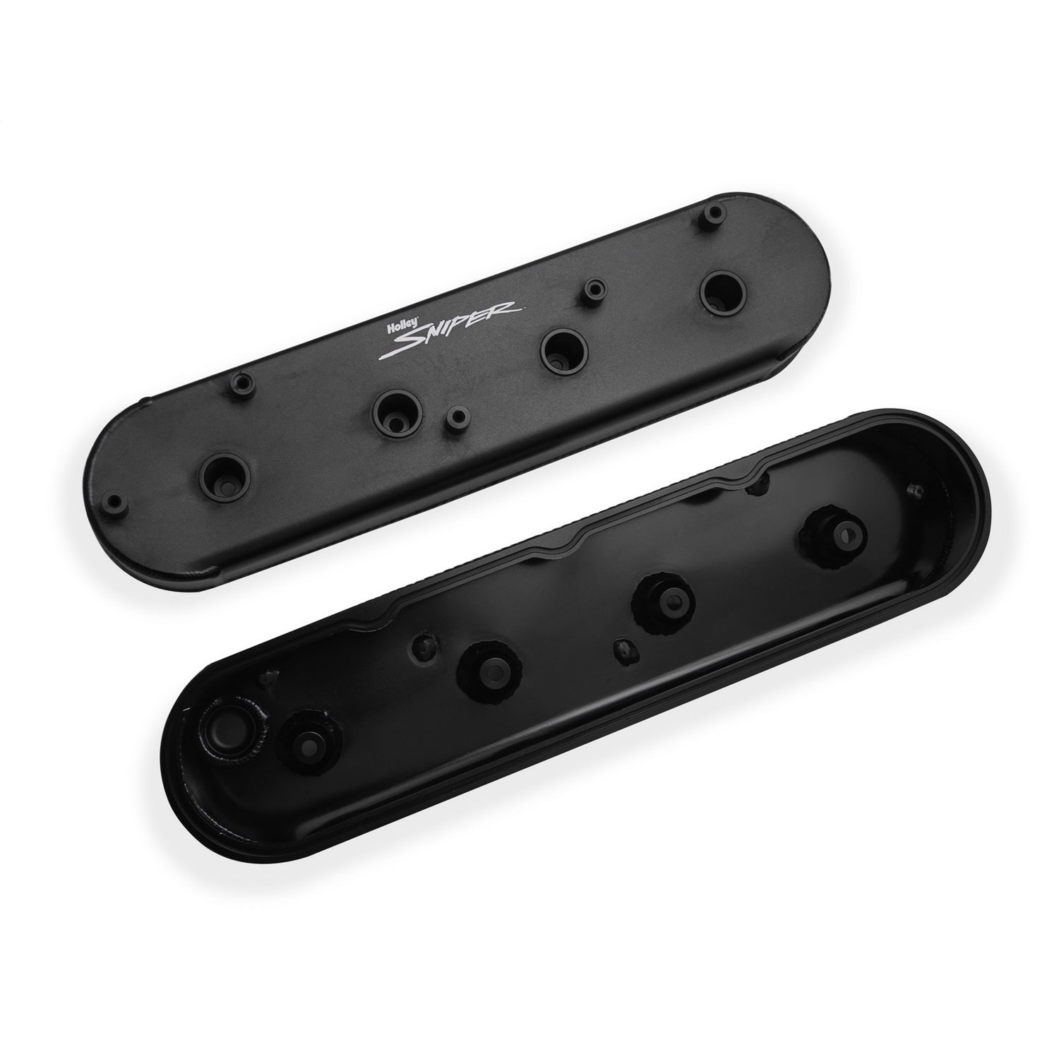 Sniper Fabricated Aluminum LS Valve Covers - Satin Black