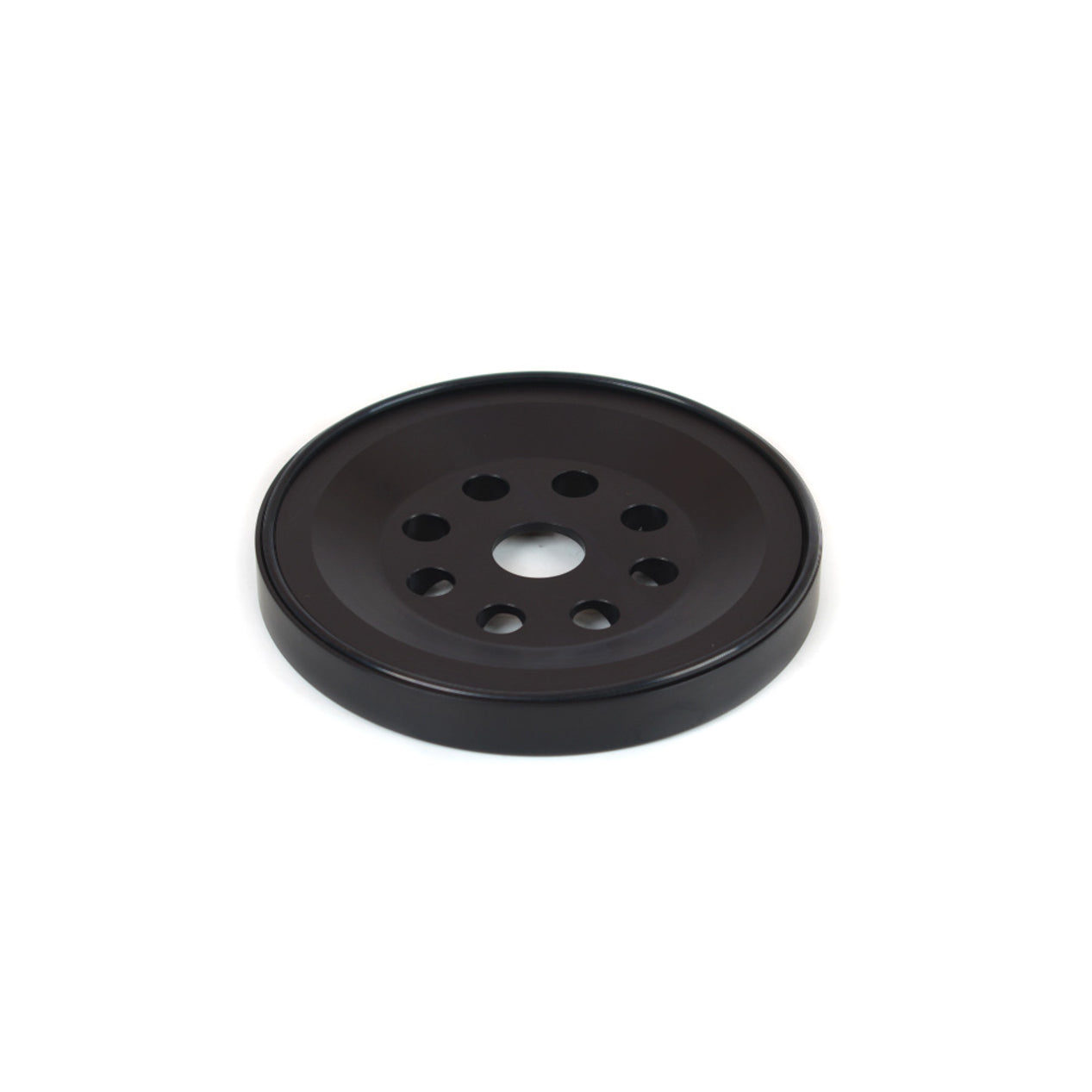 Canton Racing Products Paper Gasket to O-Ring Oil Filter Adapter Billet Aluminum Black Anodize Small Block Mopar - Each