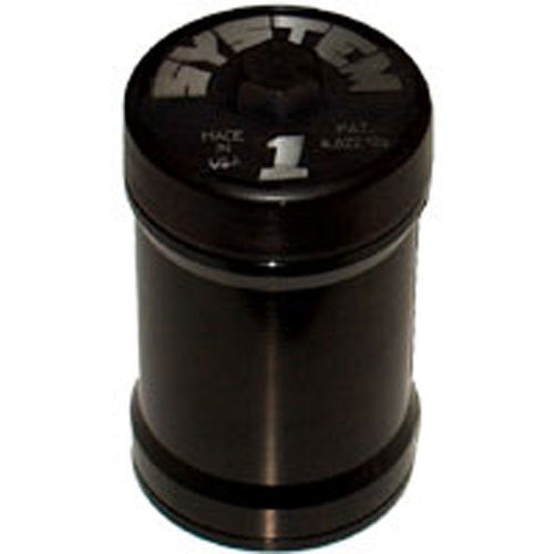 System 1 Canister Oil Filter Screw-On 5-1/4" Tall Universal Thread - 30 Micron Replaceable Element