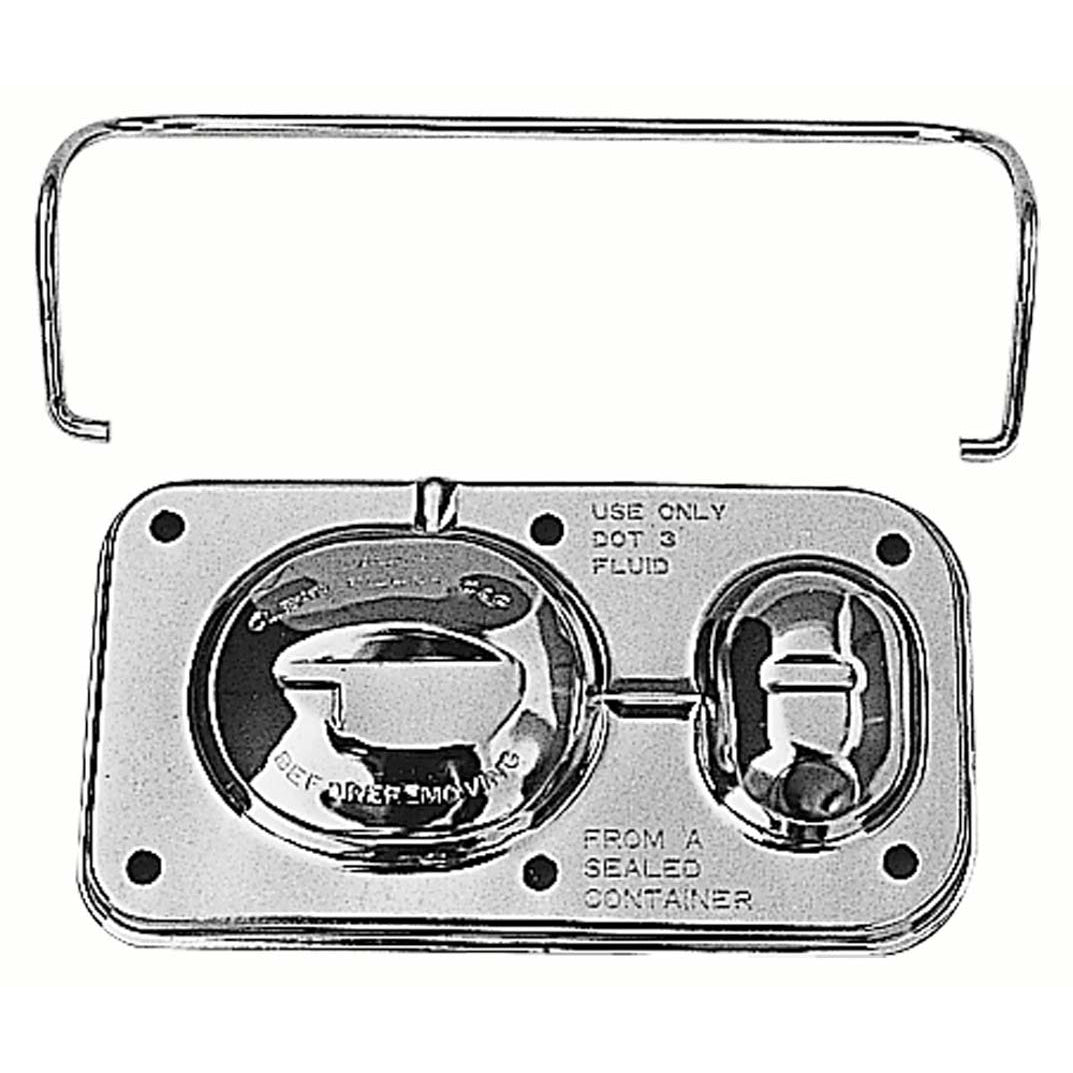 Trans-Dapt Brake Master Cylinder Cover - 3 in. x 5 1/16 in.