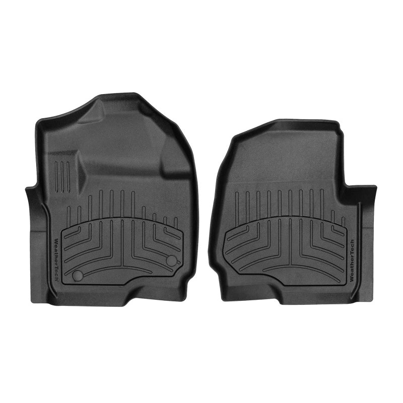 WeatherTech FloorLiner HP - 2nd Row - Black - Crew Cab - Toyota Tacoma 2016-20