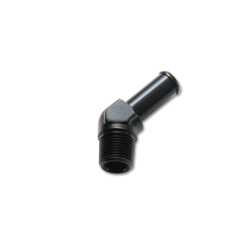 Vibrant Performance 1/4 NPT to 3/8 Barb 45 Degree Fitting