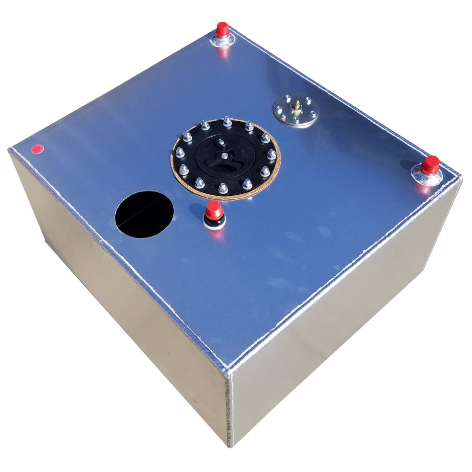 RCI 15 Gallon Fuel Cell - 20 in Wide x 18 in Deep x 10 in Tall - 8 AN Male Return - 8 AN Male Vent 2150HS