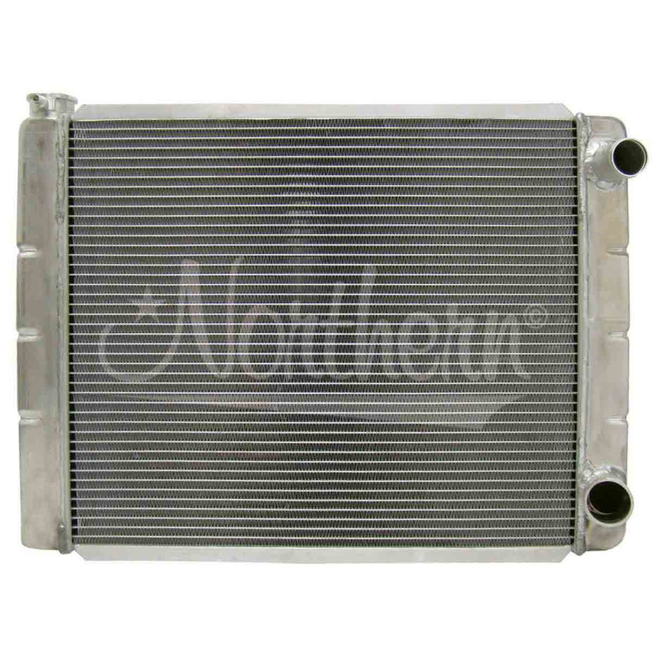Northern Race Pro Radiator - 26 x 19 x 3-1/8" - Passenger Side Inlet - Passenger Side Outlet - Aluminum