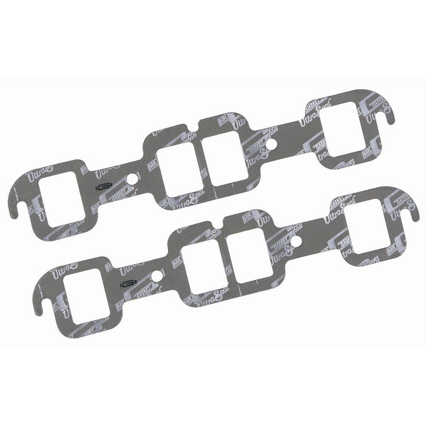 Mr. Gasket Ultra Seal Exhaust Gasket Set - Port Dimensions: Width: 1.55 in. x Height: 1.92 in.