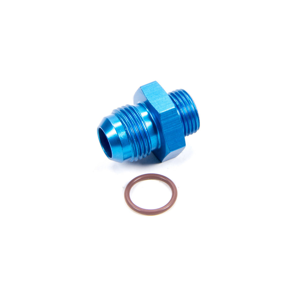 Fragola -08 AN Male to -10 AN Male O-Ring Boss Adapter - Blue