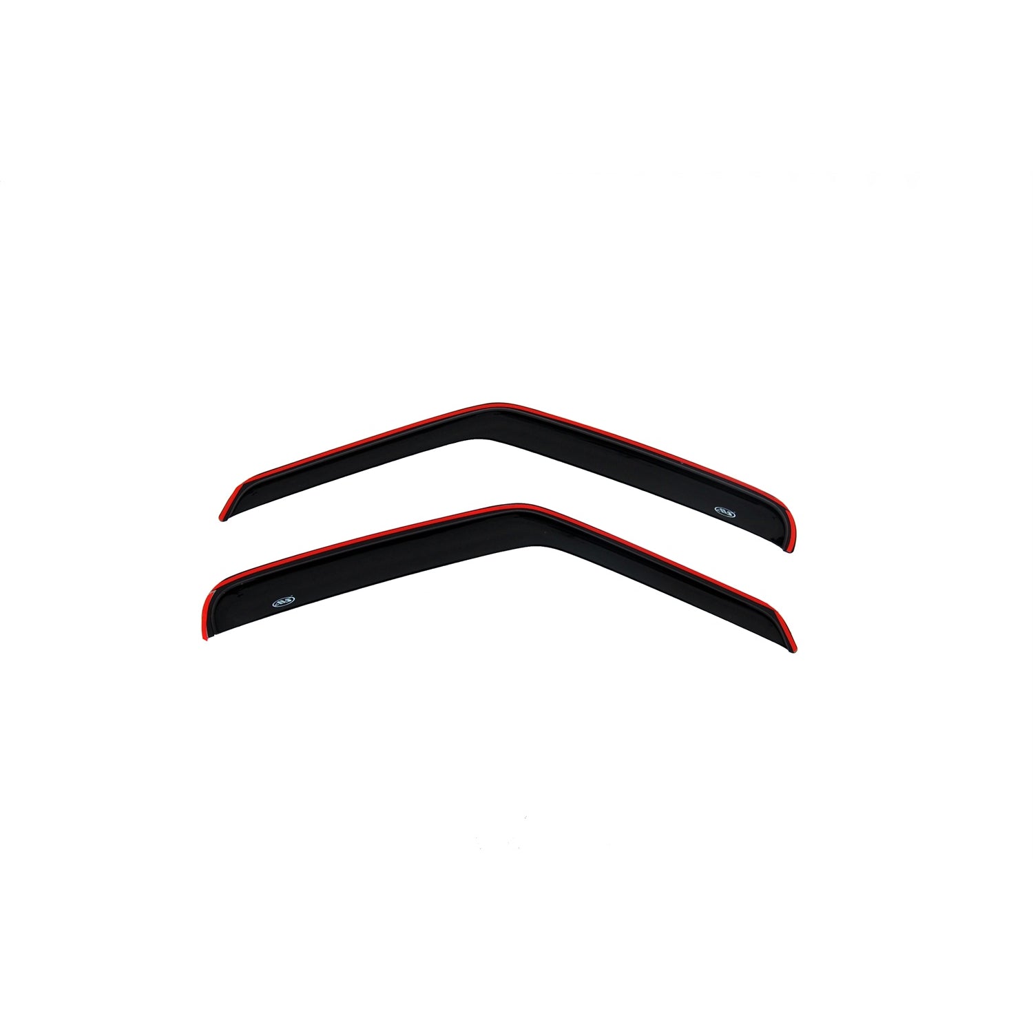 Auto Ventshade Original Ventvisor Front Side Window Visor - Stick-On - Dark Smoke - Ford Fullsize Van 1992-2006 - Pair