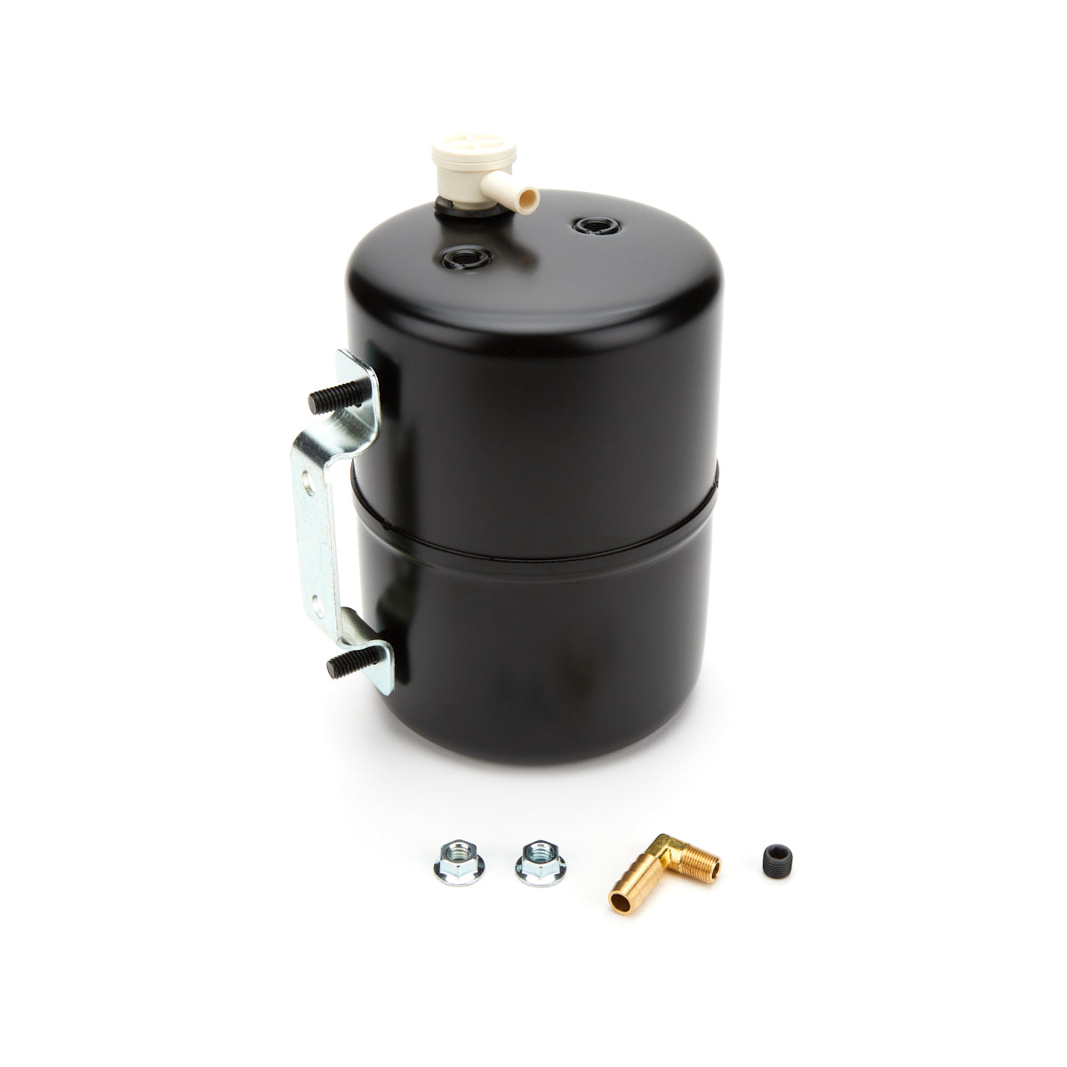 Racing Power Black Steel Vacuum System Reservoir Tank