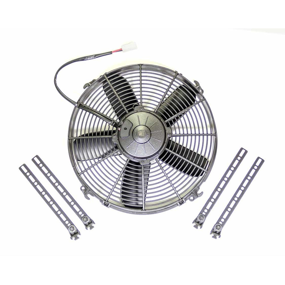SPAL Advanced Technologies Low Profile Electric Cooling Fan 12" Fan Pusher 861 CFM - Straight Blade