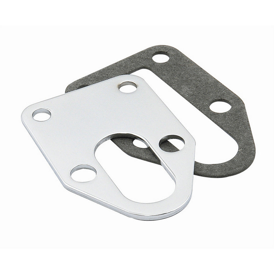 Mr. Gasket Fuel Pump Mounting Plate - Chrome Plated